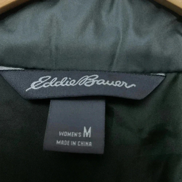 Quilted jacket vest Eddie Bauer green size medium - Picture 4 of 5